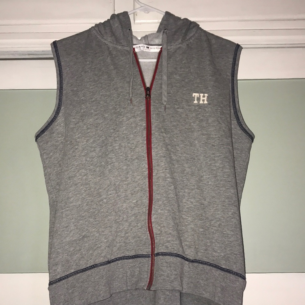 Woman’s Tommy Hilfiger Zip Up Sleeveless Hoodie